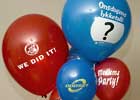 Ballonger med tryck - knippe