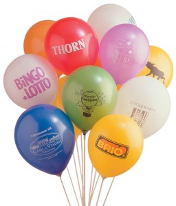Ballonger med tryck - reklam