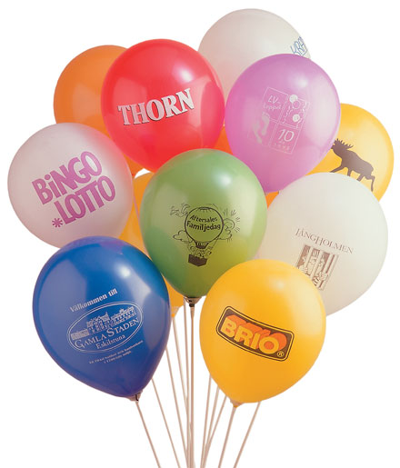 Ballonger med tryck - reklam Ballonger med tryck - reklam